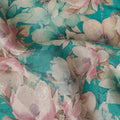 Deep Teal Viscose Crepe Fabric 110cm | Regal Fabrics