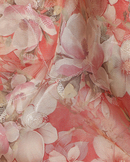 Coral Blush Viscose Crepe Fabric 110cm | Regal Fabrics