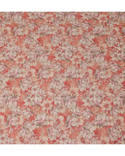 Coral Blush Viscose Crepe Fabric 110cm | Regal Fabrics