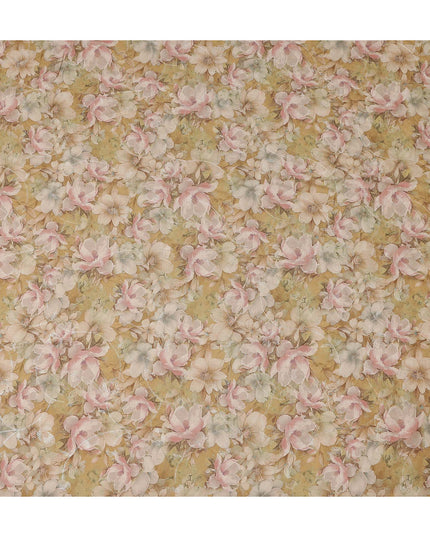 Golden Mustard Viscose Crepe Fabric 110cm | Regal Fabrics