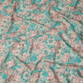 Turquoise Teal Viscose Crepe Fabric 110cm | Regal Fabrics