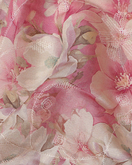 Rose Pink Viscose Crepe Fabric 110cm | Regal Fabrics