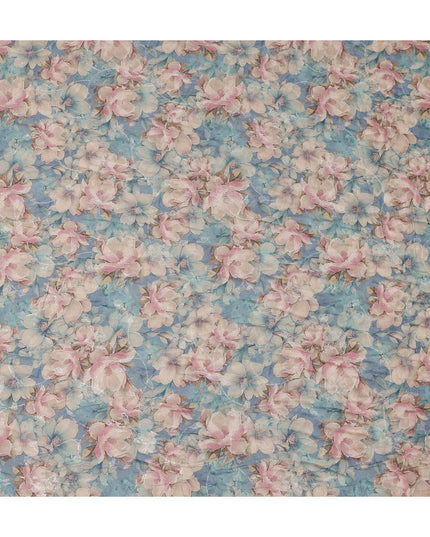 Dusty Blue Viscose Crepe Fabric 110cm | Regal Fabrics