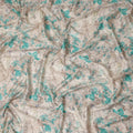 Teal Green Cotton Satin Fabric 110cm | Regal Fabrics