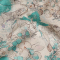Teal Green Cotton Satin Fabric 110cm | Regal Fabrics