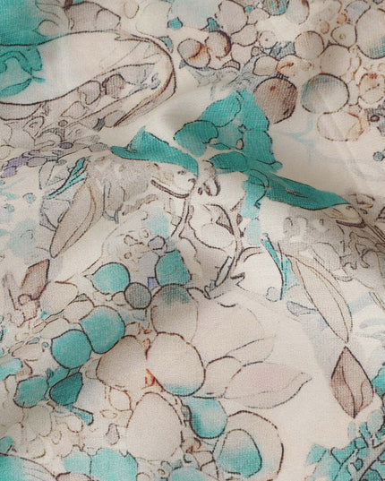Teal Green Cotton Satin Fabric 110cm | Regal Fabrics