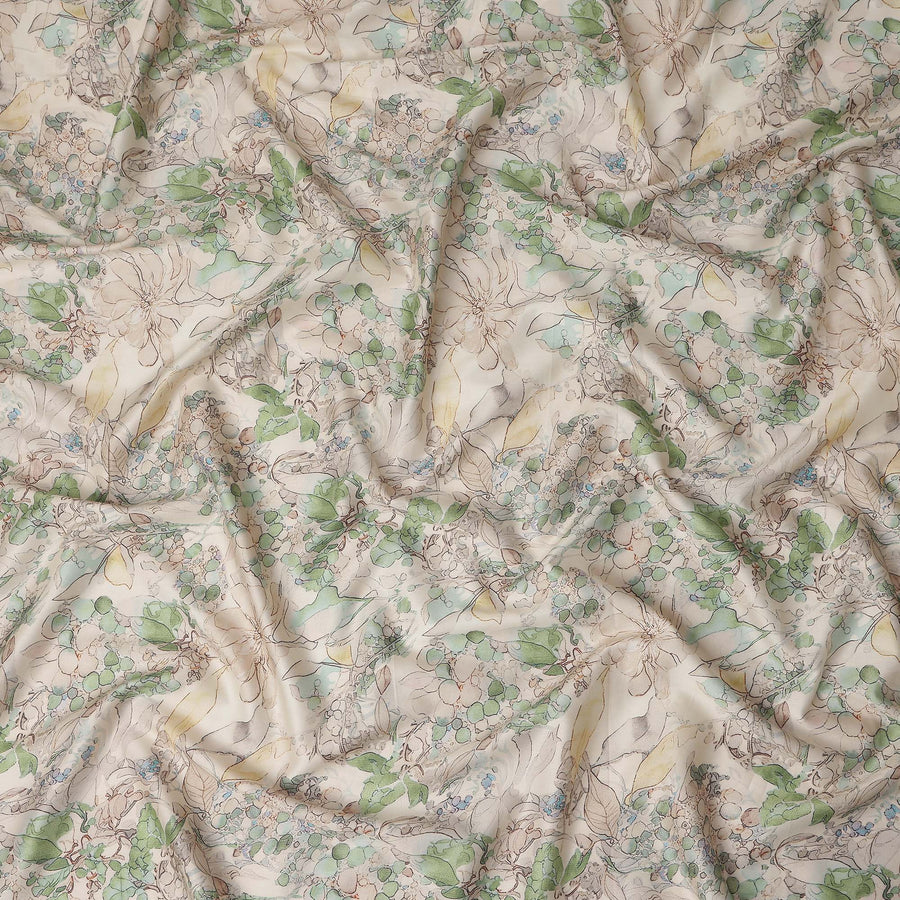 Sage Green Cotton Satin Fabric 110cm | Regal Fabrics