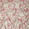 Coral Red Cotton Satin Fabric 110cm | Regal Fabrics