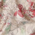 Coral Red Cotton Satin Fabric 110cm | Regal Fabrics