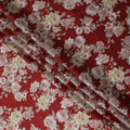 Brick Red Cotton Satin Fabric 110cm | Regal Fabrics