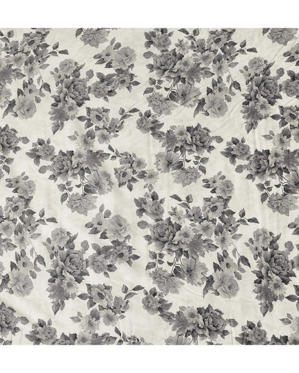 Charcoal Grey Cotton Satin Fabric 110cm | Regal Fabrics