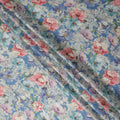 Sky Blue Cotton Satin Fabric 110cm | Regal Fabrics
