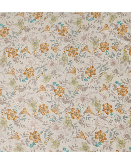 Burnt Orange Cotton Satin Fabric 110cm | Regal Fabrics