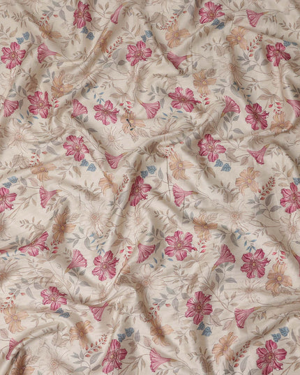 Dusty Rose Cotton Satin Fabric 110cm | Regal Fabrics