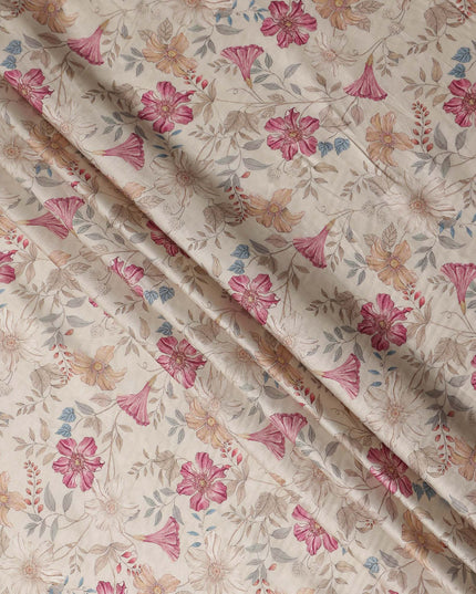 Dusty Rose Cotton Satin Fabric 110cm | Regal Fabrics