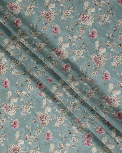 Dusty Blue Viscose Crepe Fabric 110cm | Regal Fabrics