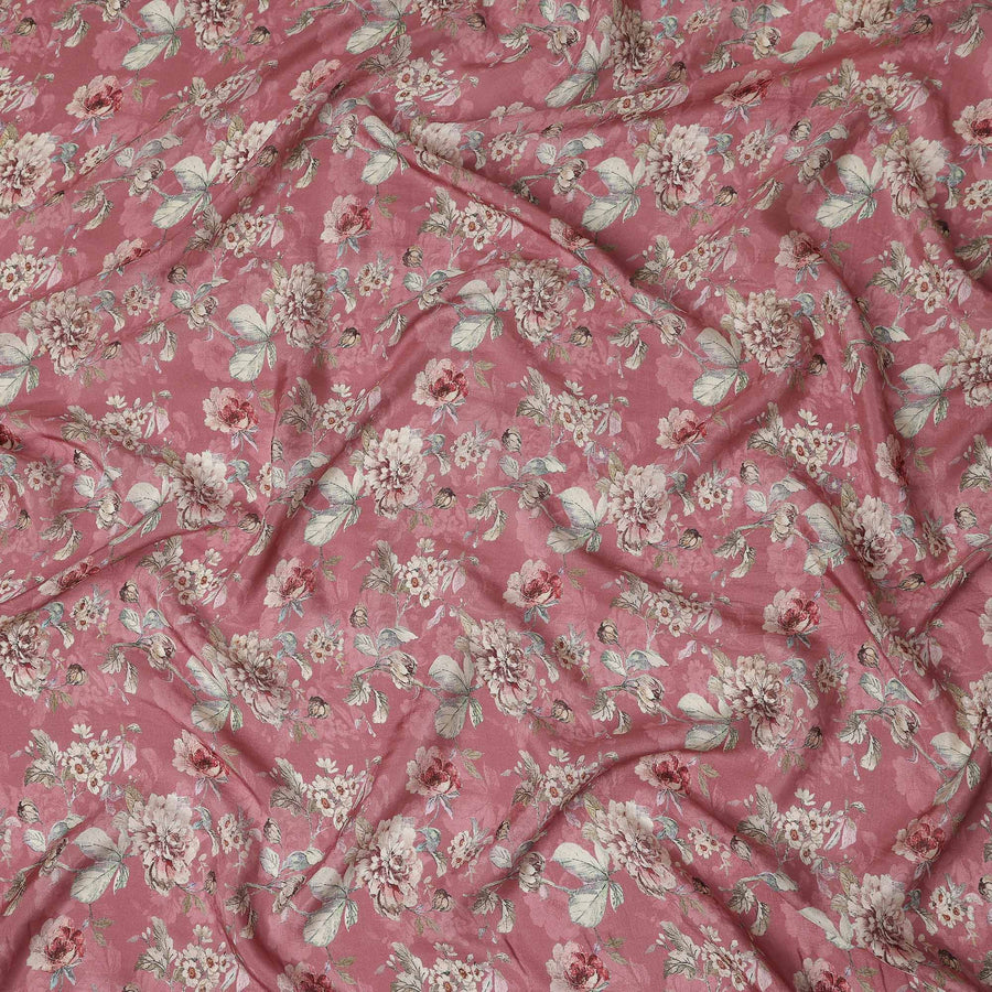 Dusty Rose Viscose Crepe Fabric 110cm | Regal Fabrics