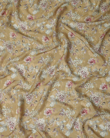 Antique Gold Viscose Crepe Fabric 110cm | Regal Fabrics