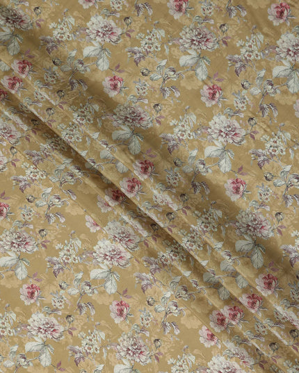 Antique Gold Viscose Crepe Fabric 110cm | Regal Fabrics