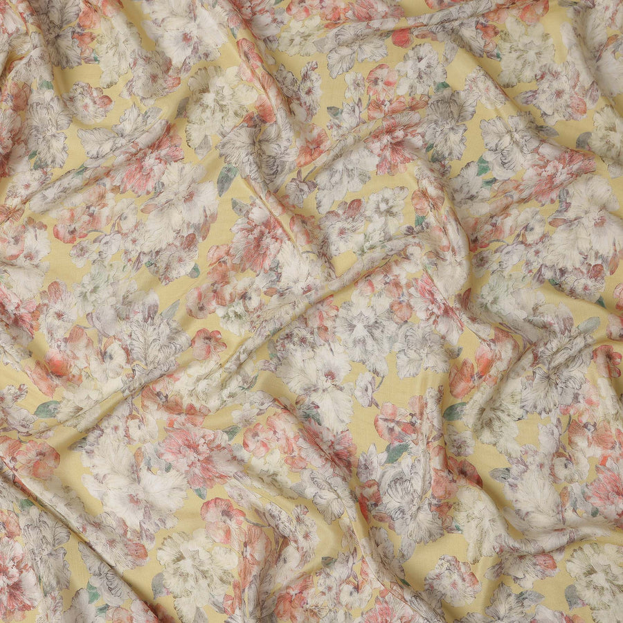 Golden Yellow Viscose Crepe Fabric 110cm | Regal Fabrics