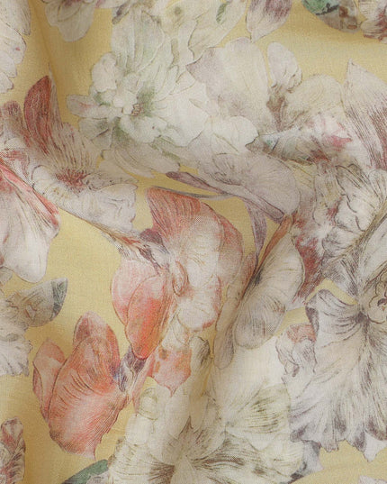Golden Yellow Viscose Crepe Fabric 110cm | Regal Fabrics