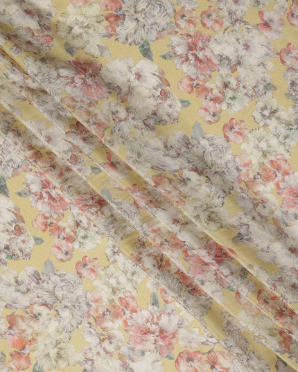 Golden Yellow Viscose Crepe Fabric 110cm | Regal Fabrics