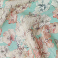Mint Aqua Viscose Crepe Fabric 110cm | Regal Fabrics