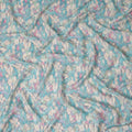 Turquoise Teal Viscose Crepe Fabric 110cm | Regal Fabrics
