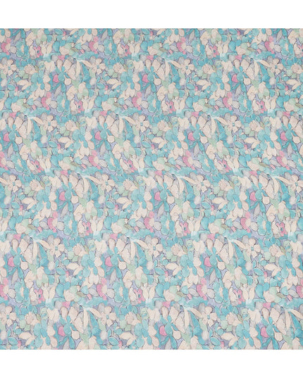 Turquoise Teal Viscose Crepe Fabric 110cm | Regal Fabrics