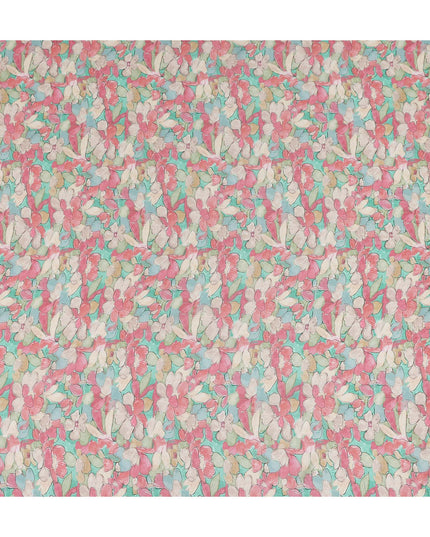 Coral Pink Viscose Crepe Fabric 110cm | Regal Fabrics