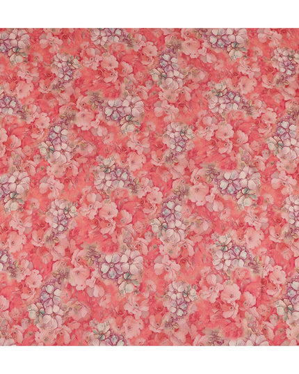 Salmon Coral Viscose Crepe Fabric 110cm | Regal Fabrics
