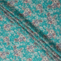 Turquoise Teal Viscose Crepe Fabric 110cm | Regal Fabrics