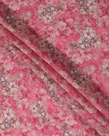 Rose Pink Viscose Crepe Fabric 110cm | Regal Fabrics