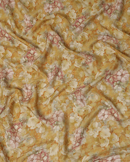 Antique Gold Viscose Crepe Fabric 110cm | Regal Fabrics