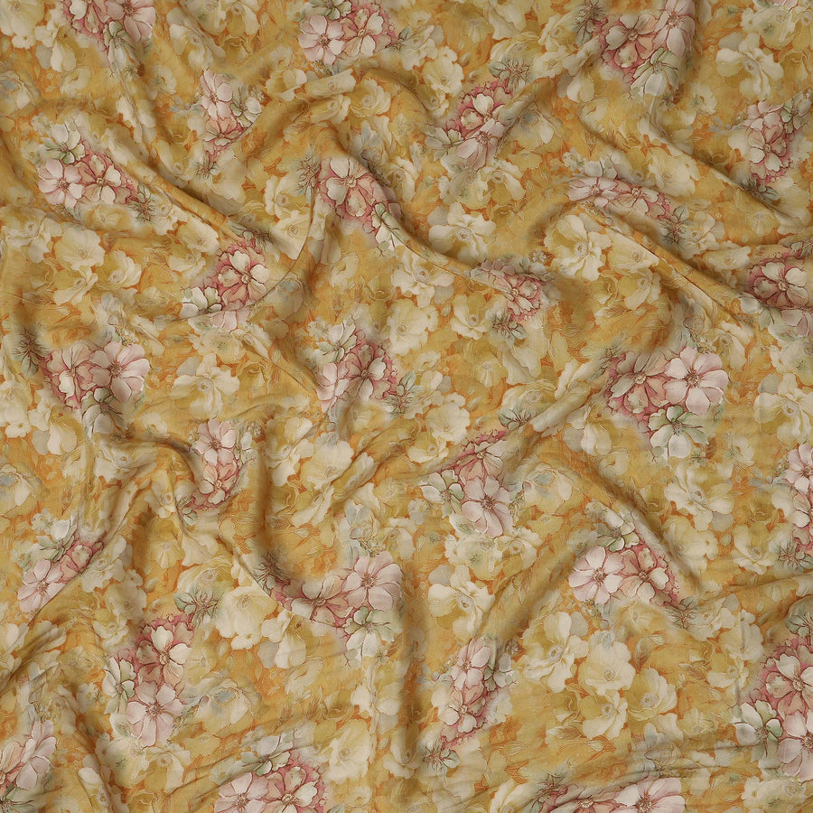 Antique Gold Viscose Crepe Fabric 110cm | Regal Fabrics