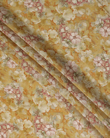 Antique Gold Viscose Crepe Fabric 110cm | Regal Fabrics