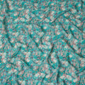 Teal Green Viscose Crepe Fabric 110cm | Regal Fabrics