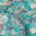 Teal Green Viscose Crepe Fabric 110cm | Regal Fabrics