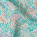 Turquoise Teal Viscose Crepe Fabric 110cm | Regal Fabrics
