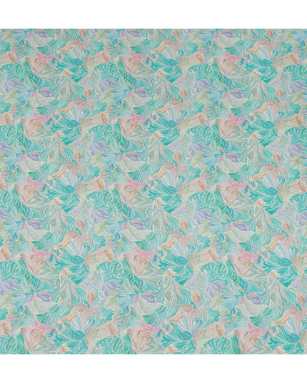 Turquoise Teal Viscose Crepe Fabric 110cm | Regal Fabrics