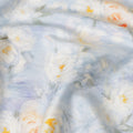 Powder Blue Cotton Satin Fabric 110cm