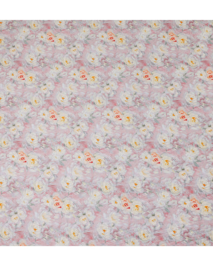 Blush Pink Cotton Satin Fabric 110cm