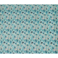 Turquoise Teal Cotton Satin Fabric 110cm