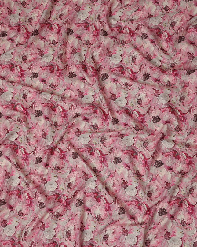 Rose Pink Cotton Satin Fabric 110cm