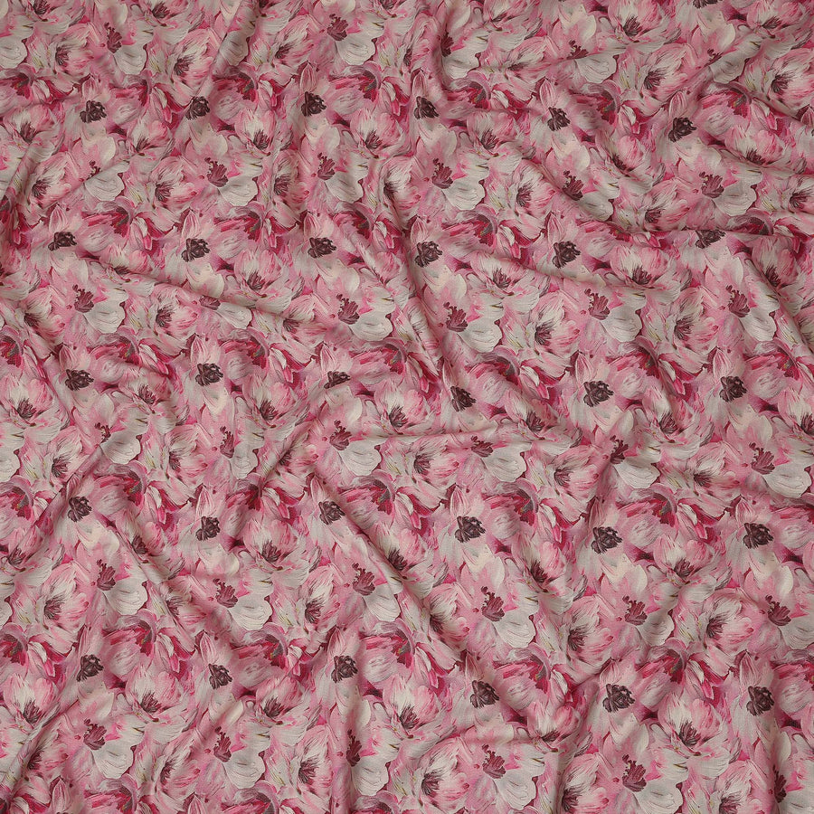 Rose Pink Cotton Satin Fabric 110cm