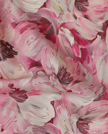 Rose Pink Cotton Satin Fabric 110cm