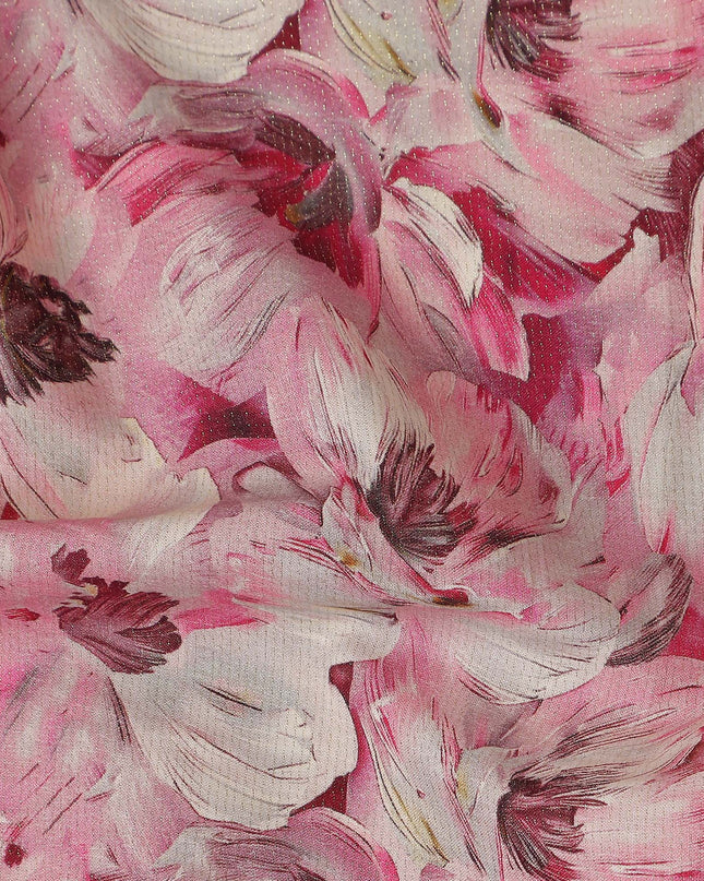 Rose Pink Cotton Satin Fabric 110cm