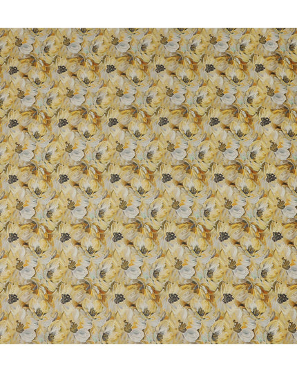 Golden Mustard Cotton Satin Fabric 110cm