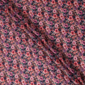 Midnight Navy Cotton Satin Fabric 110cm