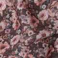 Taupe Mauve Cotton Satin Fabric 110cm